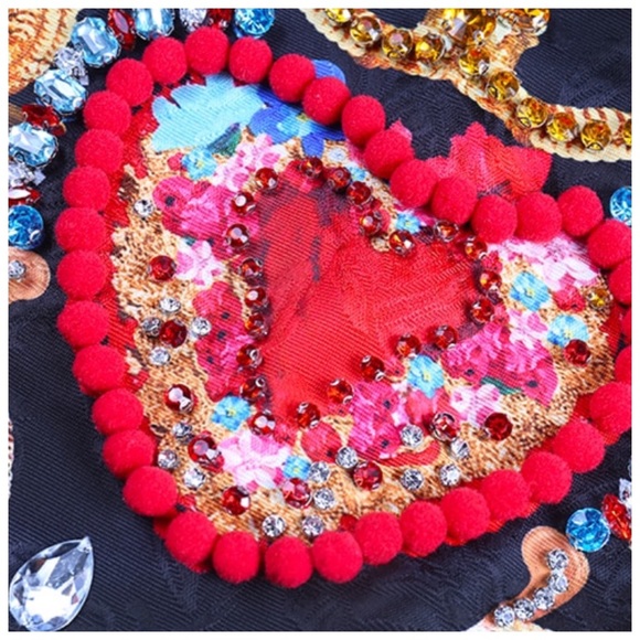 The SHAELIA Jeweled Brocade Dress - Picture 6 of 8